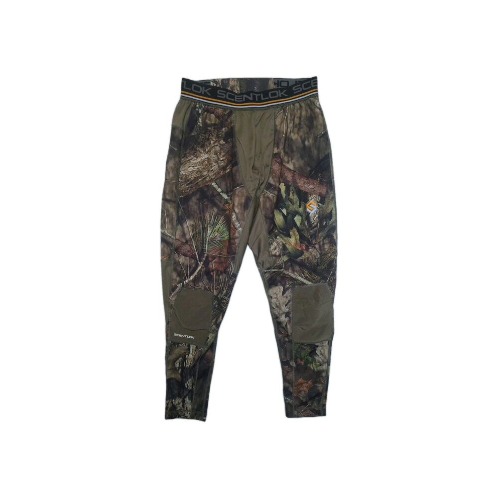 ScentLok Camo Base Layer Hunting Pants Mens Large Thermal Long Johns